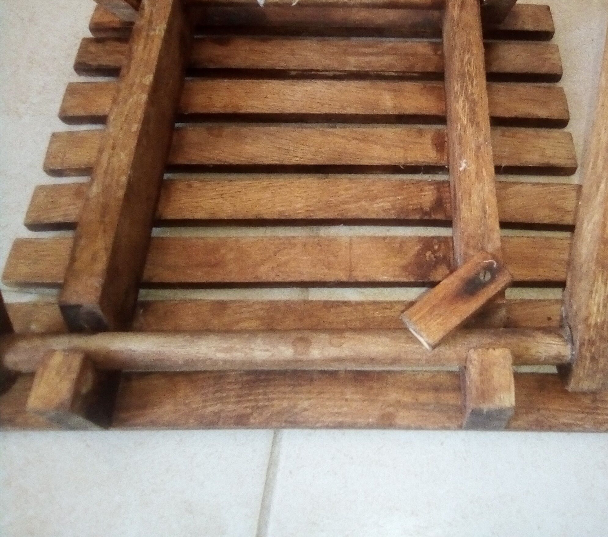 Vintage folding stool 60s/70s