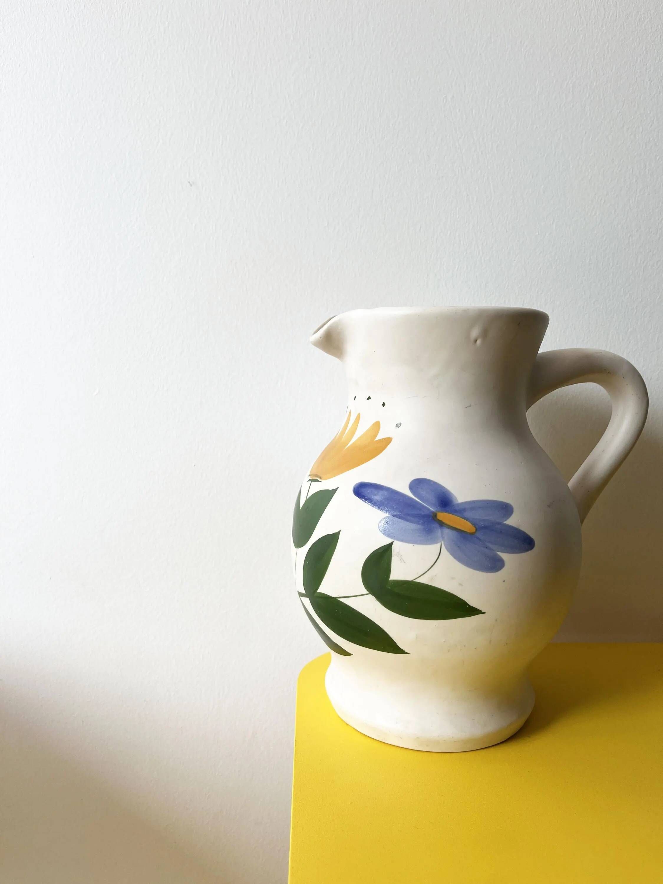 Ceramic carafe or jug 1960 Marais Pottery
