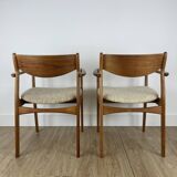 Pair of Danish armchairs by PE Jorgensen