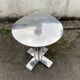 Modern round metal side table