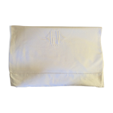 Monogrammed and embroidered sheet