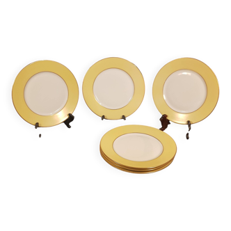 6 Limoges porcelain dessert plates