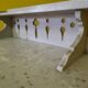 French art nouveau wooden side table with drawer from around 1900.