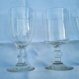Set of 6 rustic glasses