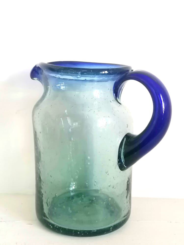 Carafe bubbled glass style Biot
