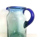 Carafe bubbled glass style Biot