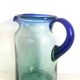 Carafe bubbled glass style Biot