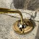Pair of antique brass desk lamps, desk sconces.