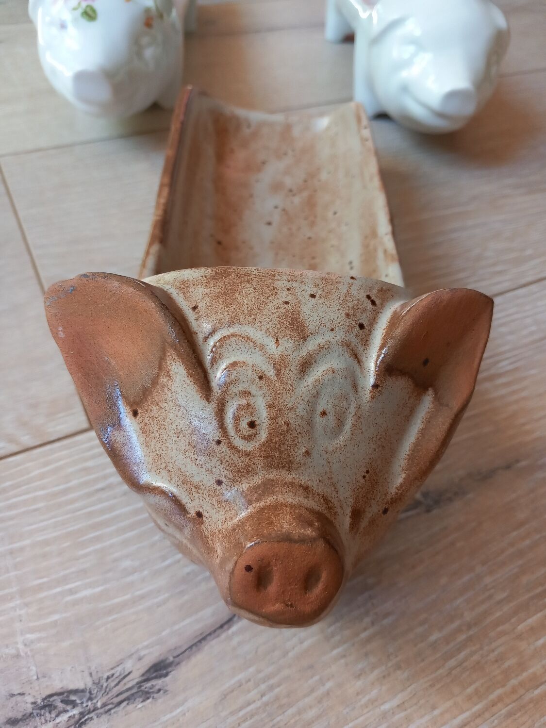 1 lot de 3 plats "tête de cochon" à  saucisson
