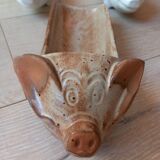 1 lot de 3 plats "tête de cochon" à  saucisson