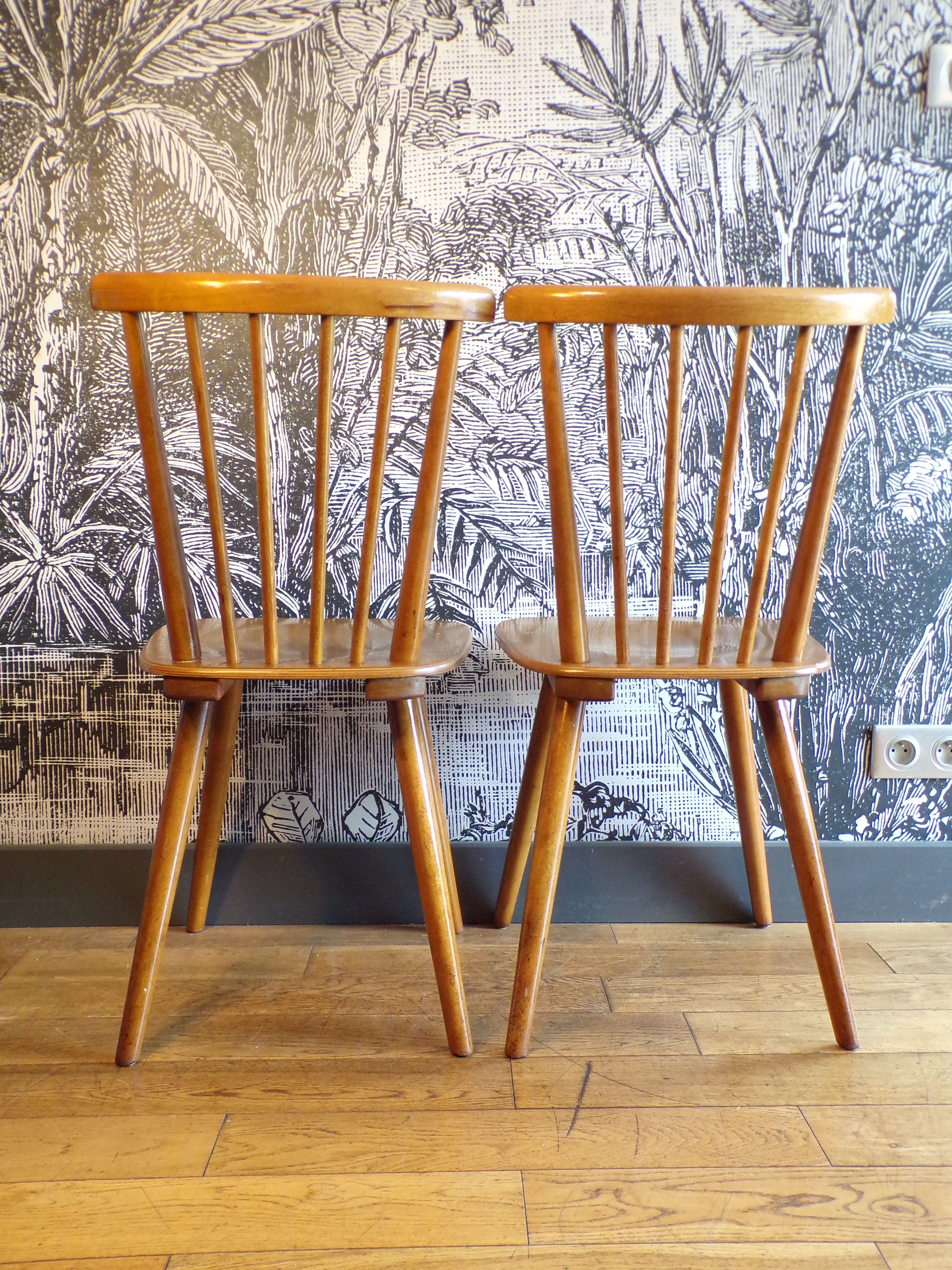 Pair of Scandinavian Windsor chairs