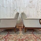 Louis XVI Living Room Sofa and Pair of Bergeres