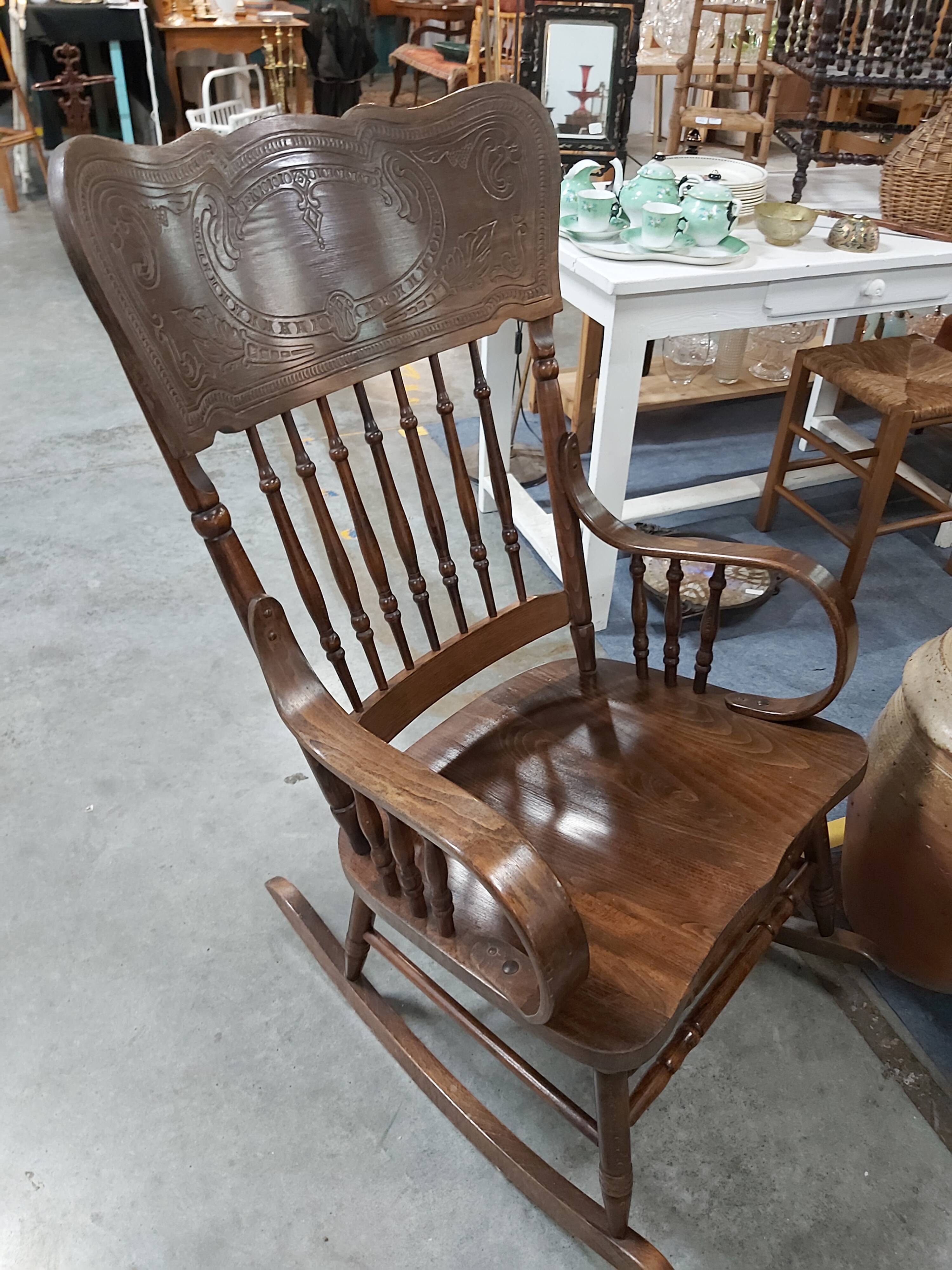 Rocking chair signée Novoles Straza Yugoslavia
