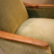 Lot of 2 armrests 50s/60s teak club chairs