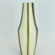 Mid century ceramic vase jug vase model no. 232 beige green brown wave pattern 1950s