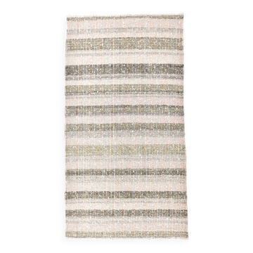 pastel pink , beige woll small rug, kilim rug for enrty.