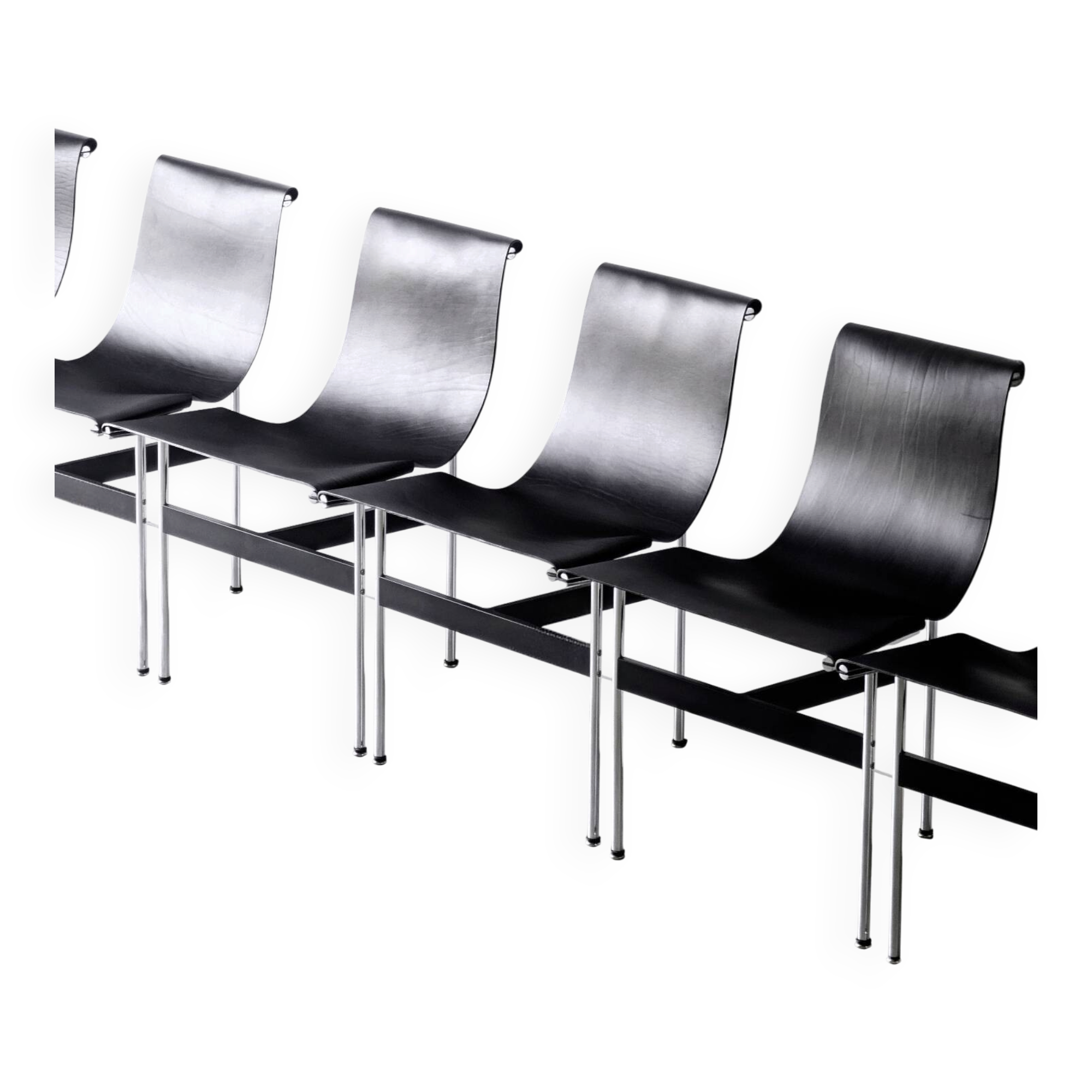 6 vintage T Chairs or 3LC, Katavolos for Laverne int, 1950/60