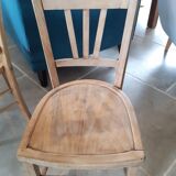 Set of 2 restored bistro chairs