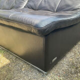 Incanto Italy modular corner sofa in brown leather