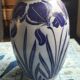 Iris vase, glazed stoneware