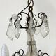 Early 20th century chandelier in bohemian crystal