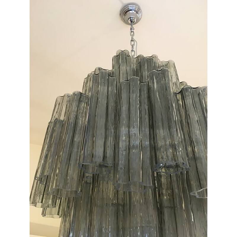 Contemporary Modern "Tronco" Murano Glass Sputnik Chandelier Venini Style