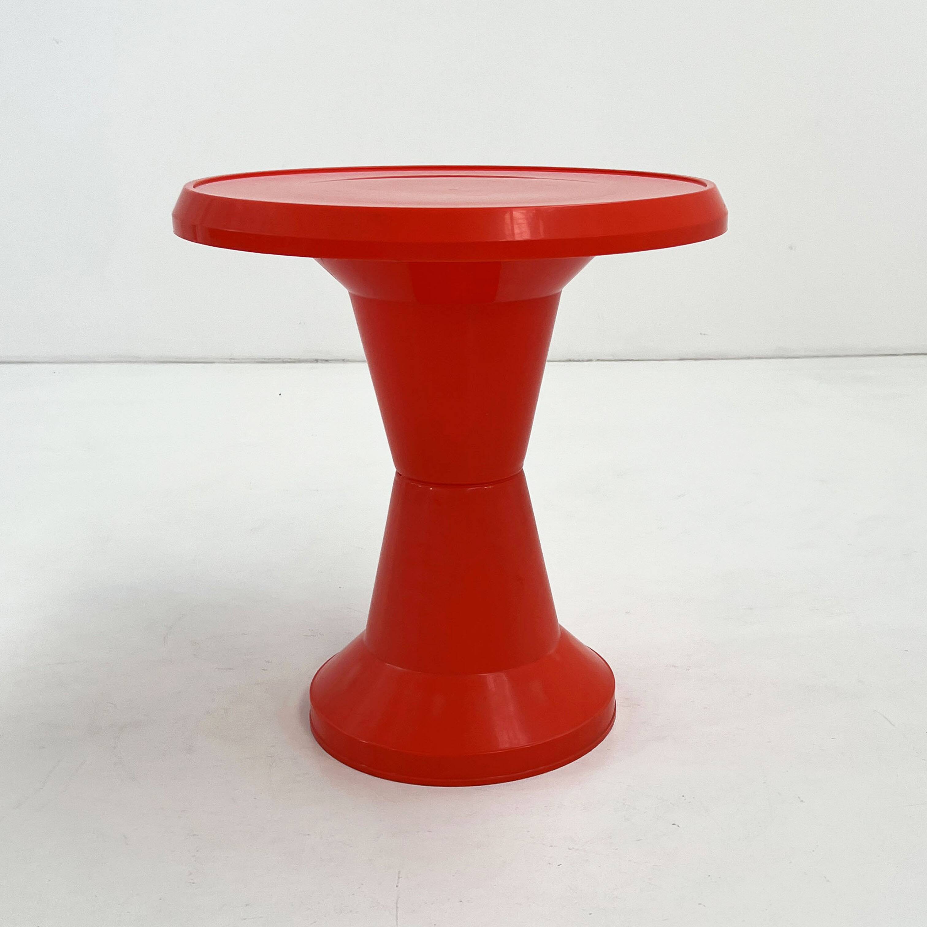 Taormina Orange Table by Giganplast, 1970