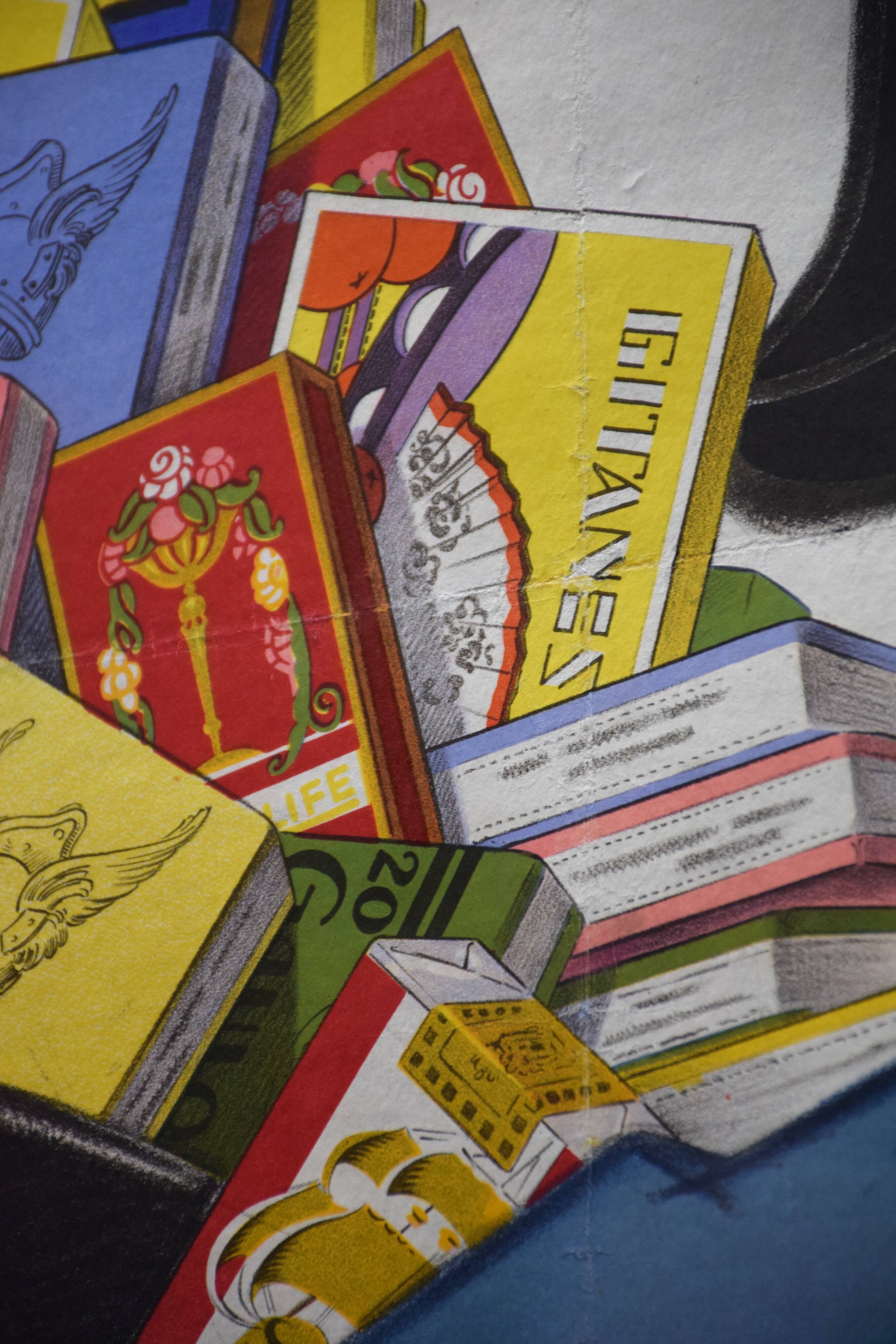 Poster "Smoke the cigarettes of the French Board" - 1935