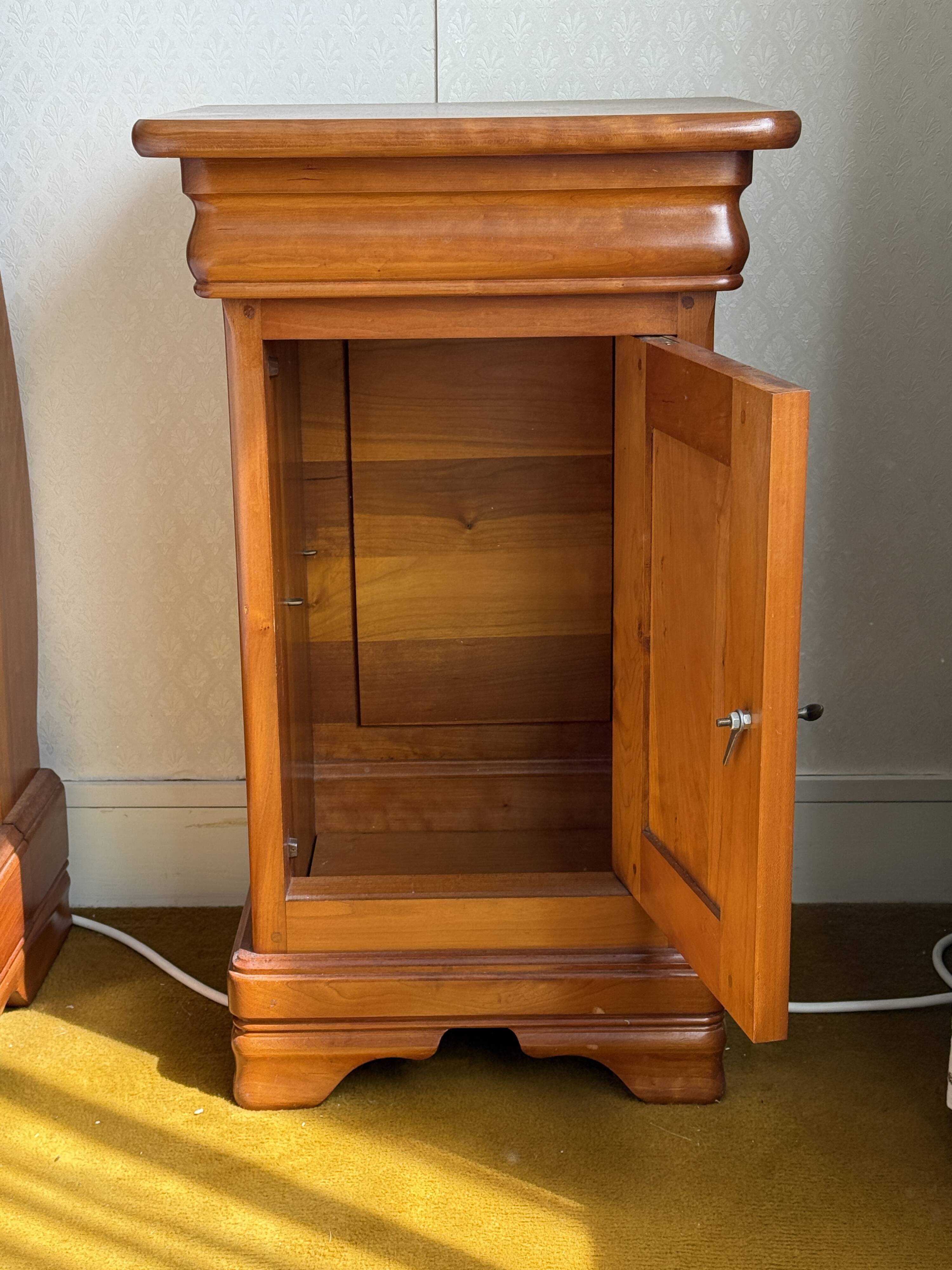 Bed and bedside tables