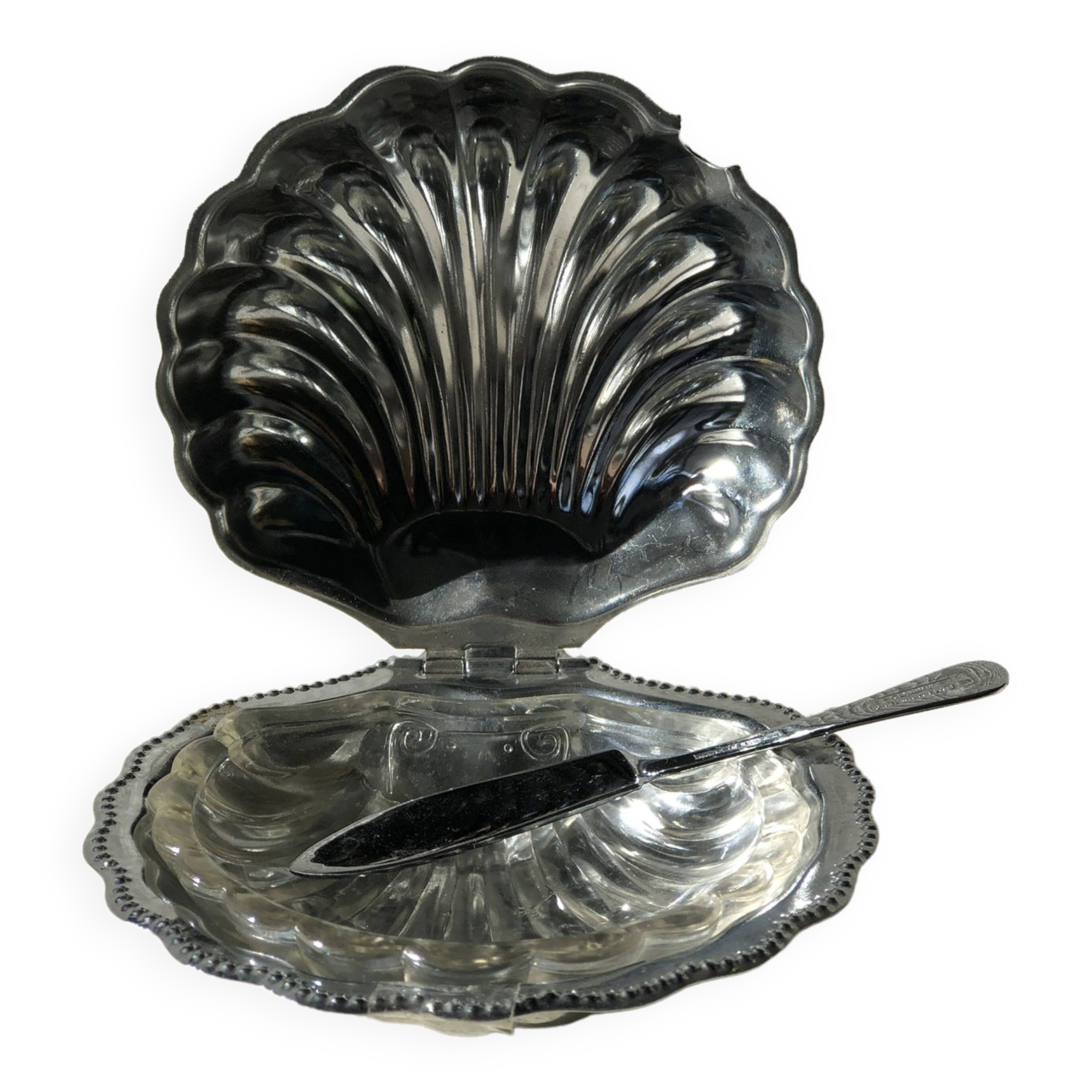 Shell butter dish 1960s