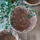 Vintage woven wicker basket