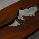 Organic modern coffee table with natural void, France, mid 20th century