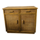 Woven rattan and bamboo buffet—Vivai del Sud, Italy circa 70s