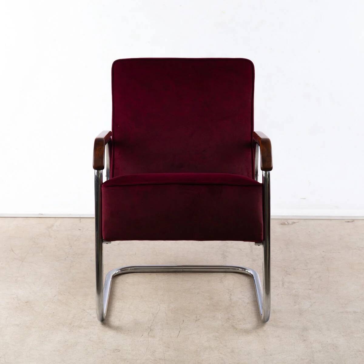 1930s Bauhaus Cantilever Armchair Model EK32, Pair of 2 by Gottwald