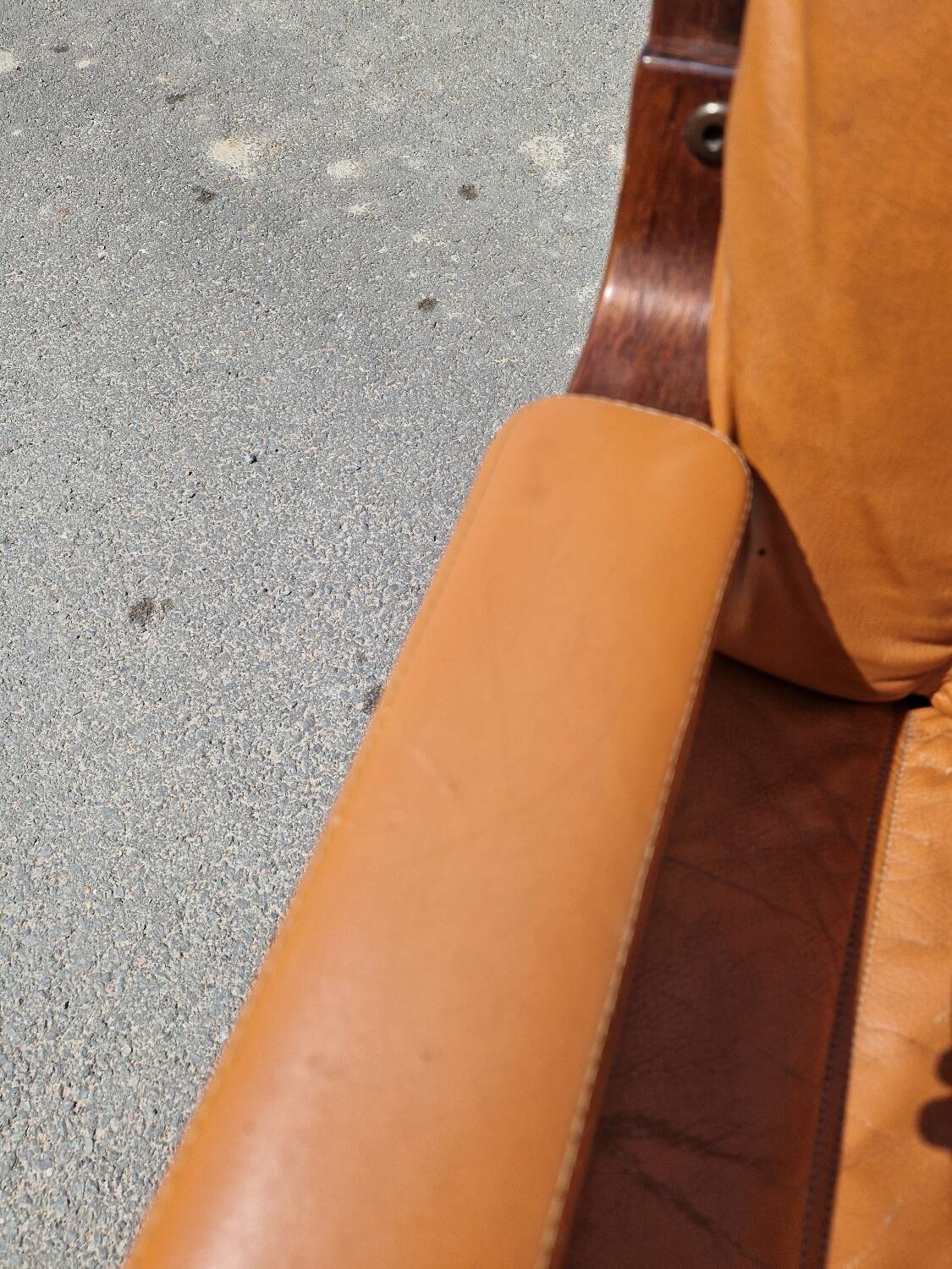 Set of 2 vintage Scandinavian armchairs co.fe.mo Italy 1970