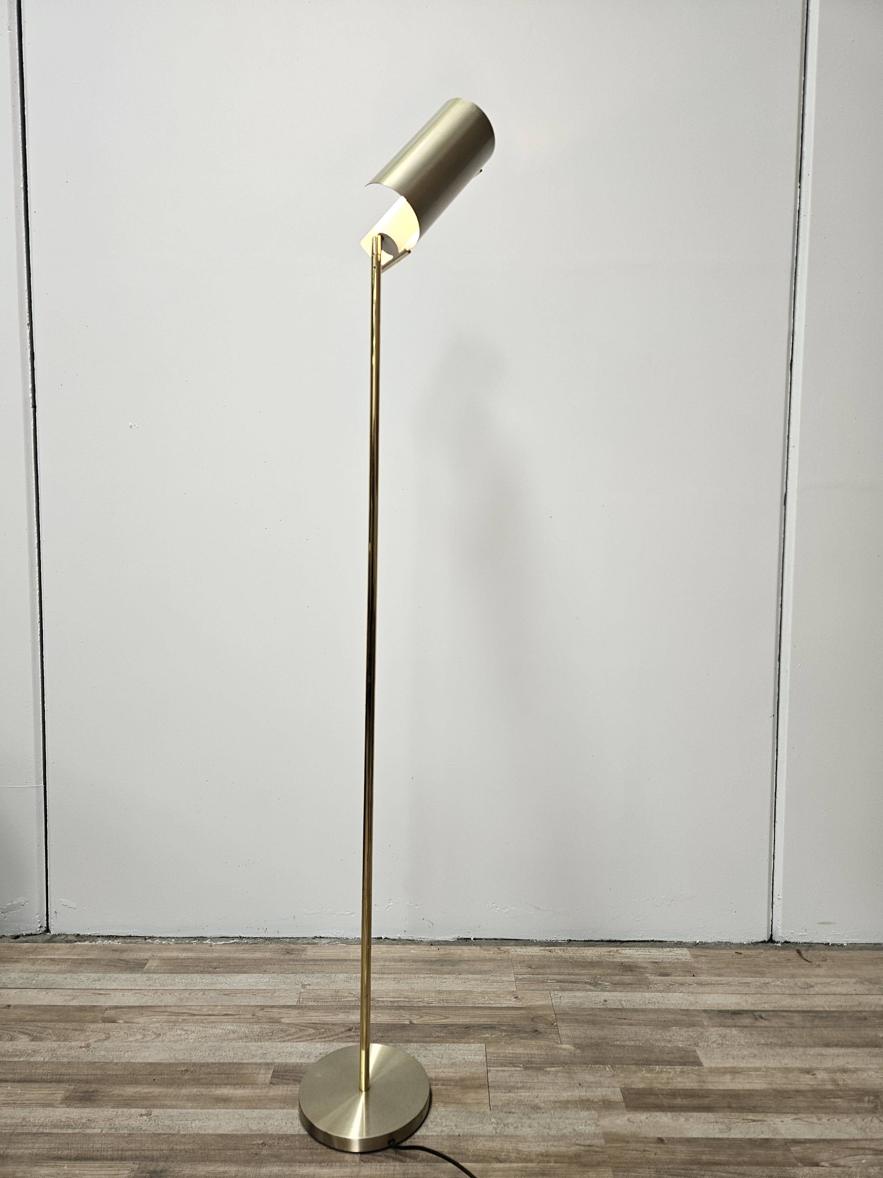 Lampadaire en laiton de Pia Guidetti Crippa pour Lumi, 1970