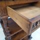High Louis XIII writing desk in oak, 19th century.