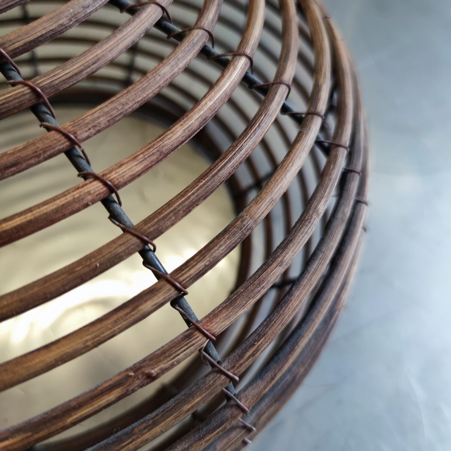 Rattan pendant light