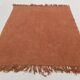 5x7 Terracotta & Brunt Orange Vintage Kilim Rug, 167x210Cm