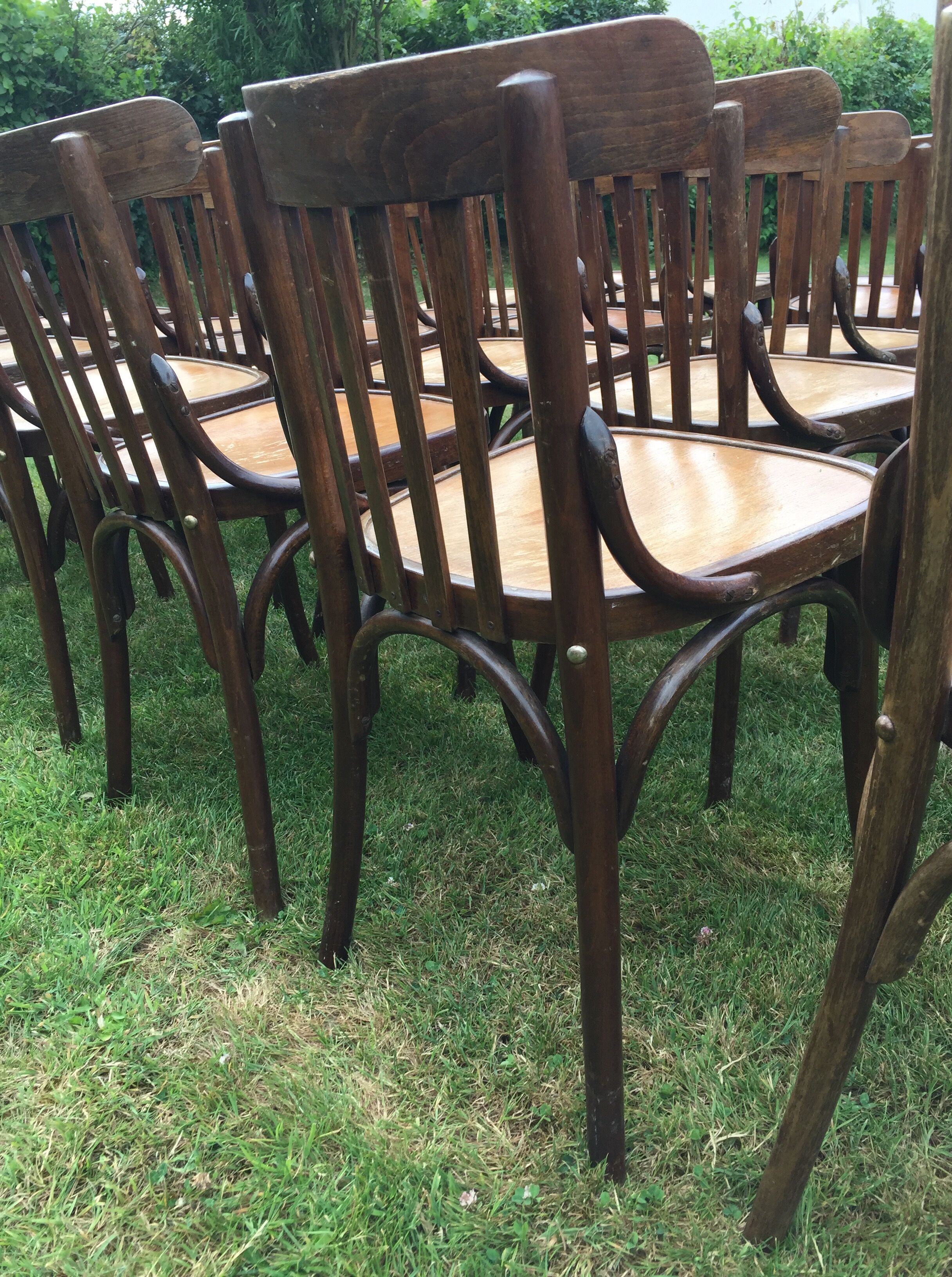 Lot of 26 chairs bistro