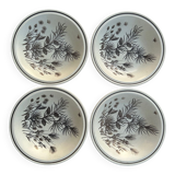 Lot de 4 assiettes creuses Pinewood