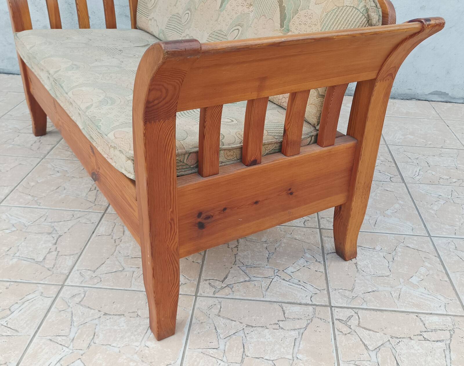 Vintage pine bench
