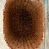 Wicker laundry basket