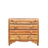 Commode art déco, meuble ancien vintage plateau marbre