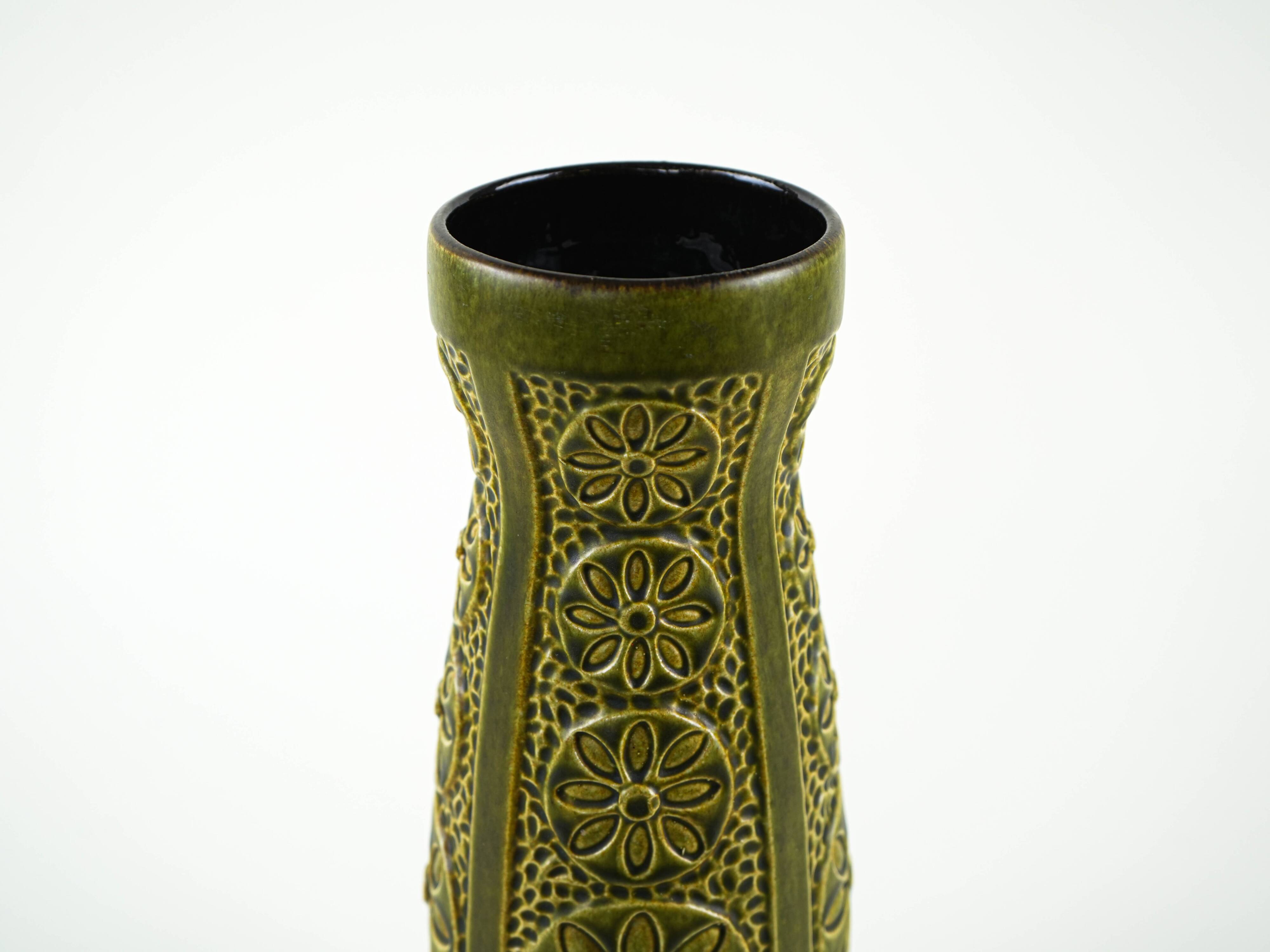 Ceramic vase, German design, 1970s, made in West Germany