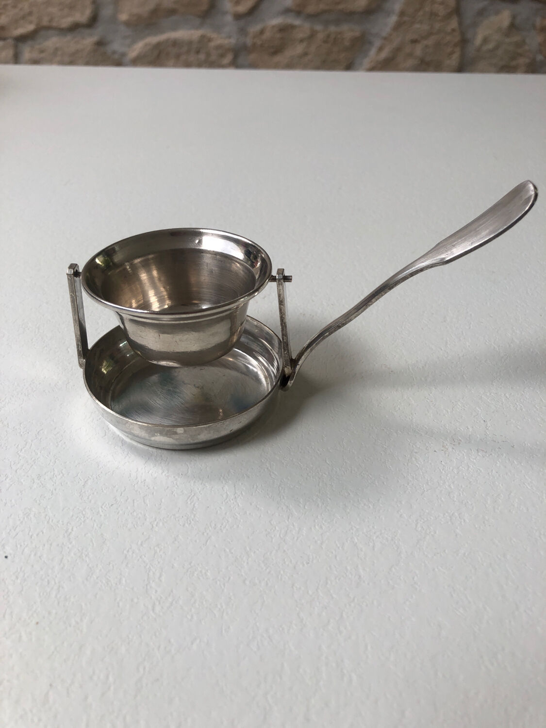 Silver Rocking Tea Strainer