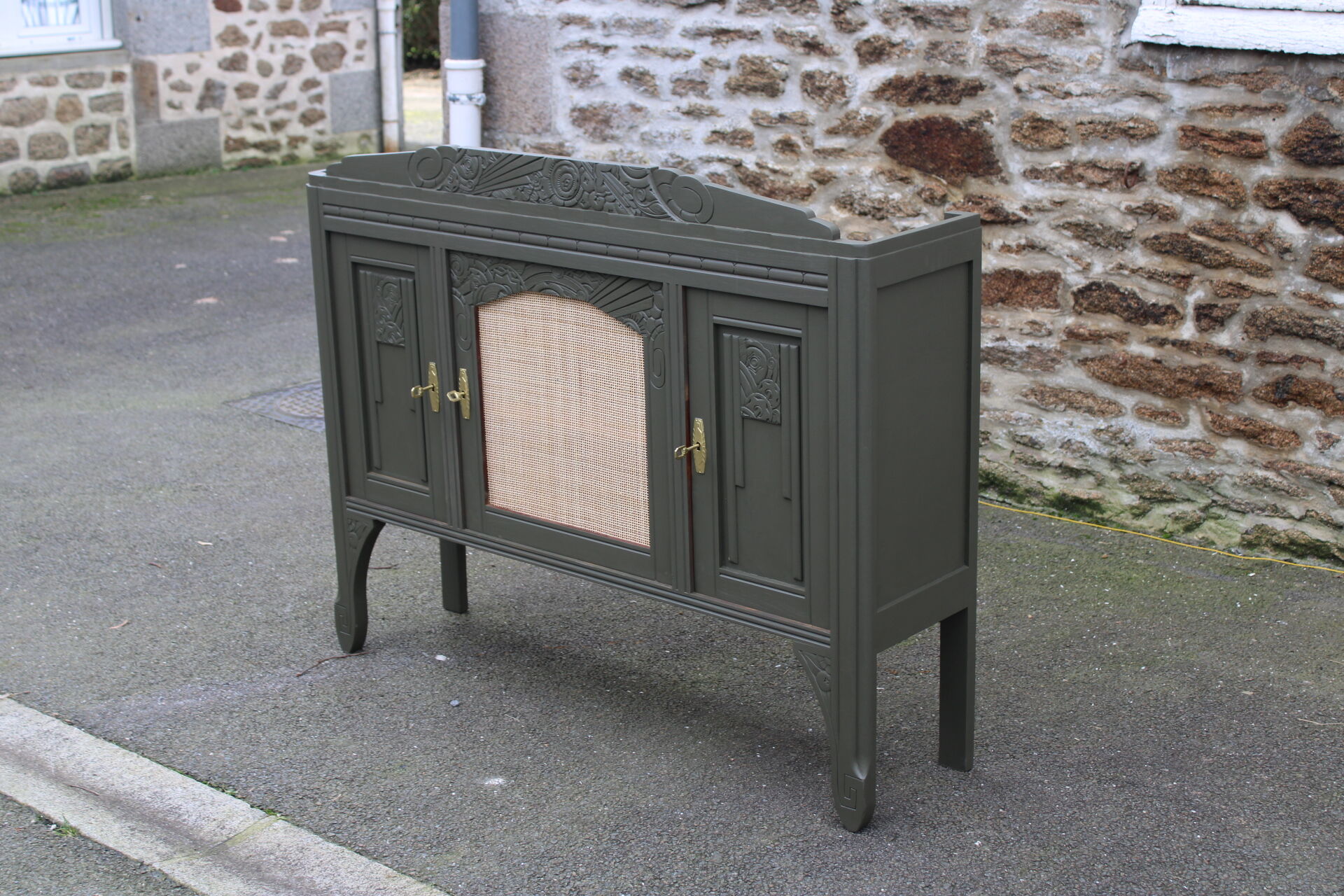 Vintage art deco canning buffet