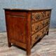 Commode arbalète style Louis XV en merisier massif vers 1900-1920