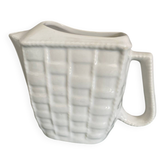 White ceramic jug, bistro