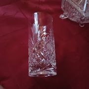Verres orangeade et bonbonnière Klein Baccarat